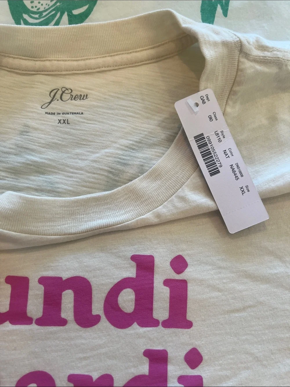 J. Crew "Les jours de la semaine" crewneck T-shirt - Picture 5 of 6